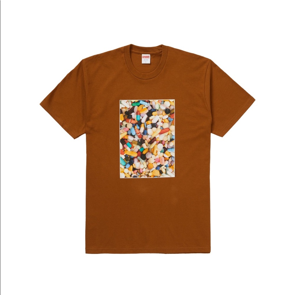 Supreme Pills Tee Brown